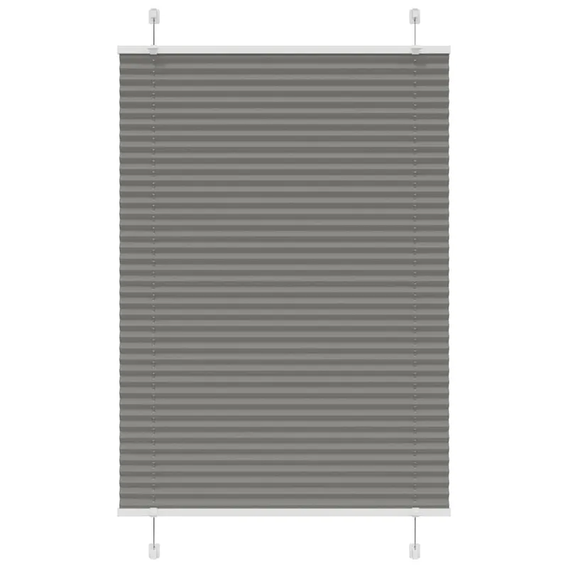 jaluza plisata antracit 85x150 cm latime tesatura 84,4 cm