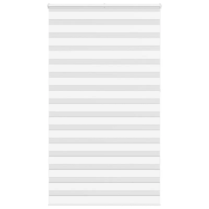 jaluzea tip zebra alb latime tesatura 125,9 cm poliester