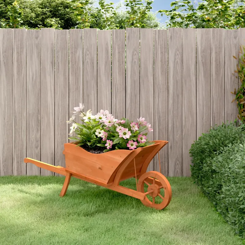 jardiniera tip roaba, 128x45,5x43 cm, lemn masiv de brad