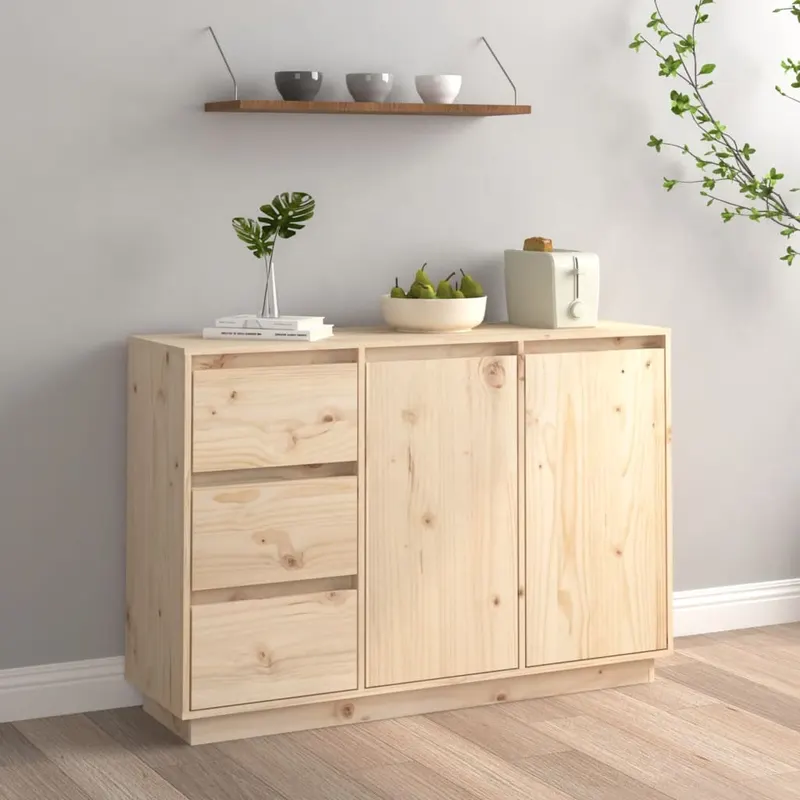 servanta, 111x34x75 cm, lemn masiv de pin