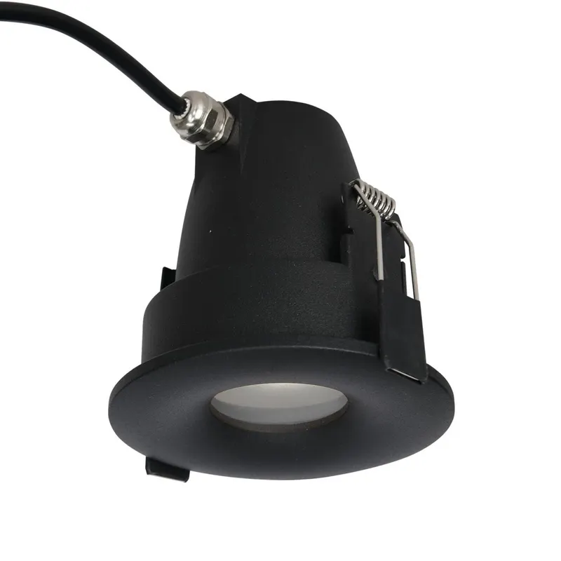 Spot incastrat FLOE ROUND - Negru