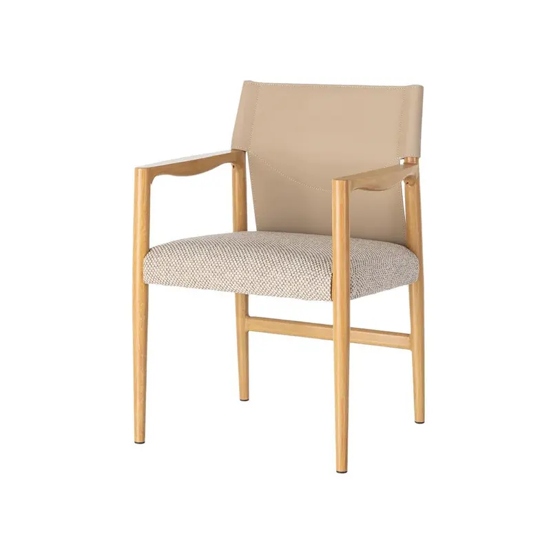 Scaun VENDAR ARMS N/B - Beige