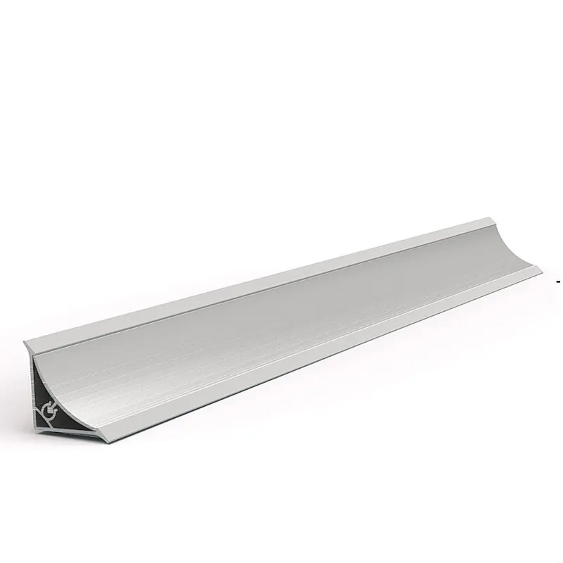 Profil inaltator concav, aluminiu, argintiu, 4 m