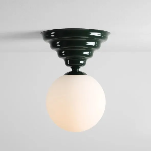 Plafoniera FJORA - Verde / L (29 cm)