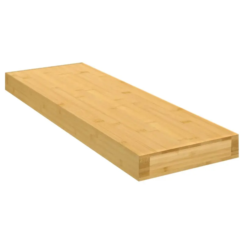 raft de perete, 80x20x4 cm, bambus
