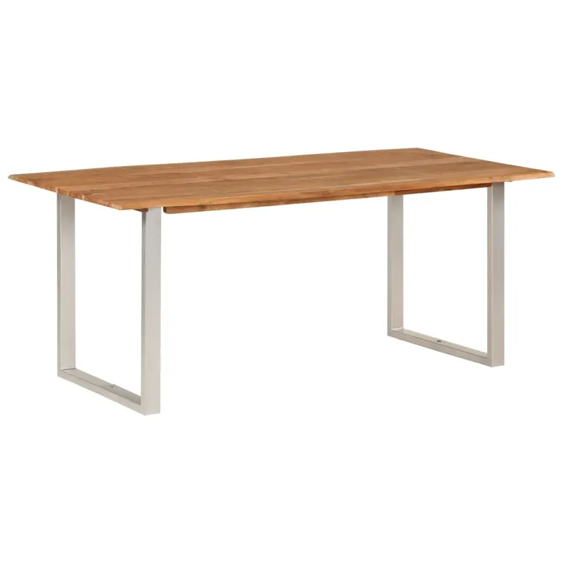 masa de bucatarie, 180 x 90 x 76 cm, lemn masiv de acacia