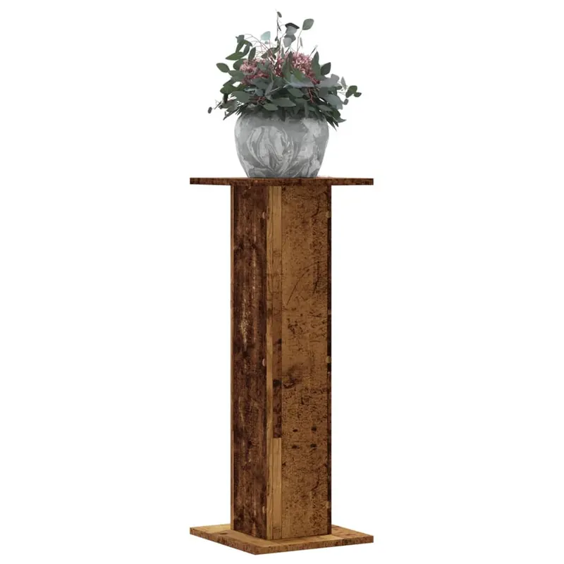 suporturi de plante 2 buc. lemn vechi 30x30x80cm lemn prelucrat
