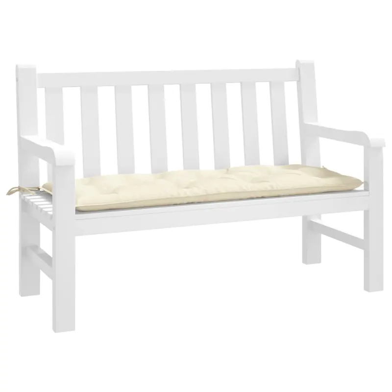 perna banca de gradina, crem, 120x50x7 cm, material oxford
