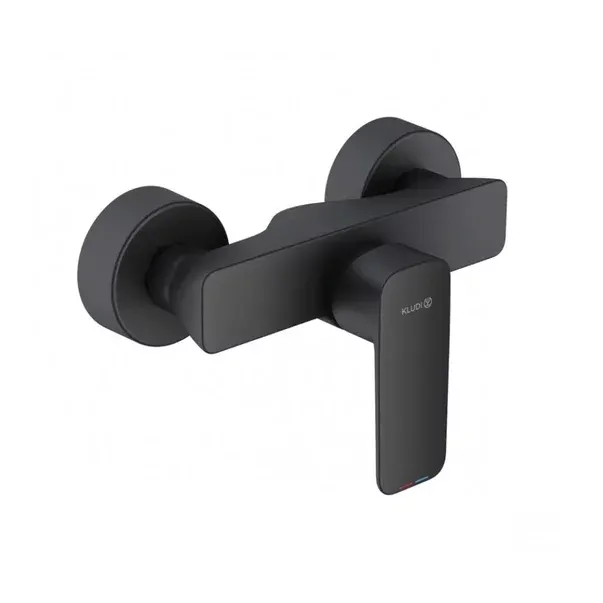 Baterie dus Kludi PureStyle negru mat