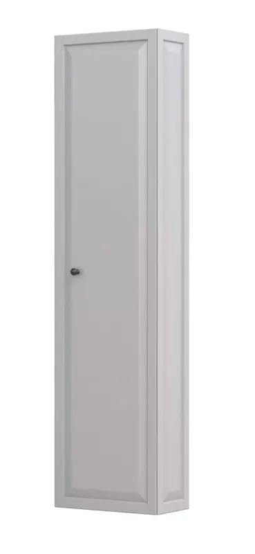 Dulap coloana Oristo Siena, 170 x 40 x 17 cm, usa, mat, gri, 45-SB1D-40-12