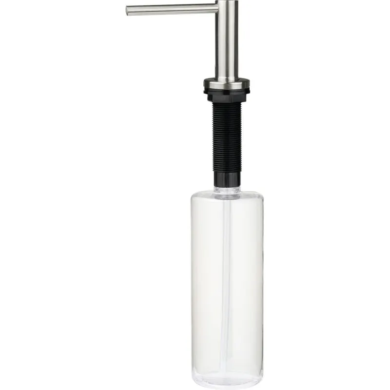 Dozator pentru detergent vase Deante Aster, otel slefuit