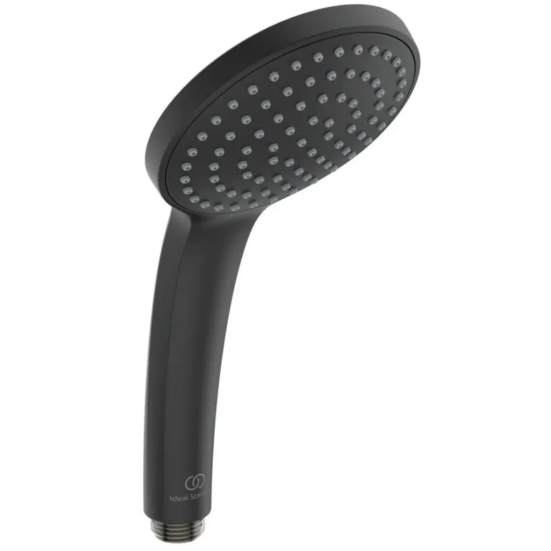 Para de dus Ideal Standard Idealrain Soft negru mat cu o functie