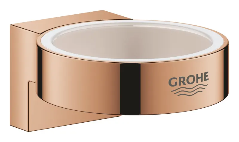 Suport Grohe 41027DA0, Selection, montare pe perete, fixare ascunsa, lucios, cupru