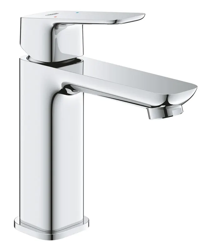 Baterie lavoar Grohe 1017520000, Cubeo, tip comanda monocomanda, marime m, tip instalare pe lavoar, pe blat, crom