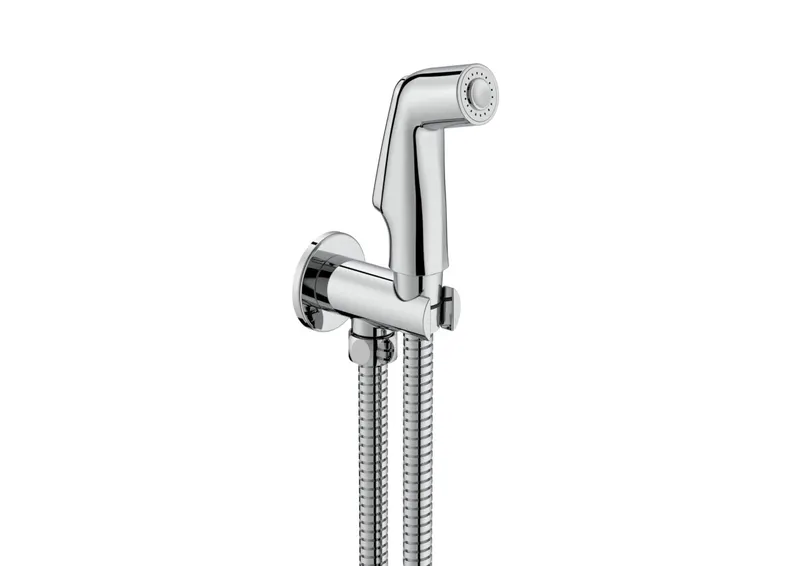 Sistem dus igienic Roca A5B9230C00, BE Fresh, tip comanda dus trigger, set inclus, valva cu inchidere, crom