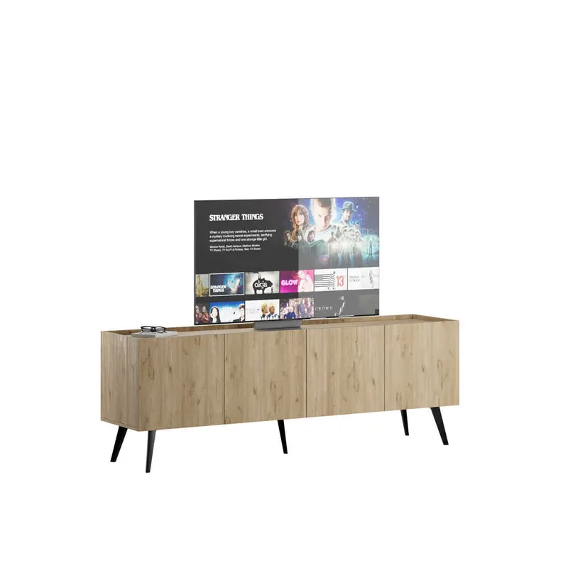 Comoda TV TVC-740-FF-1 Home Collection® Luna, Stejar, 180x63x42 cm - Stejar