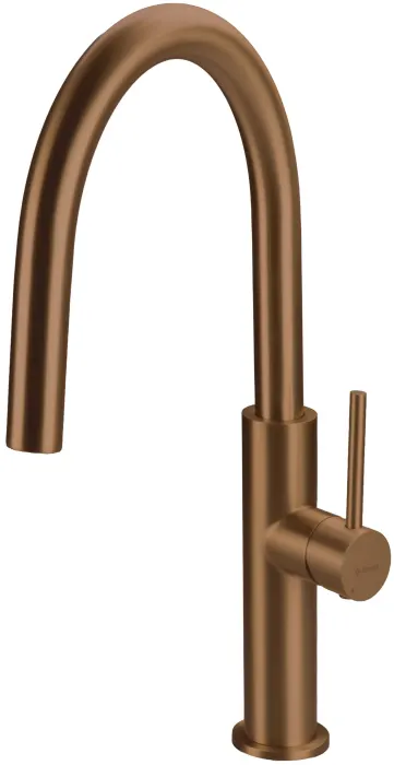Baterie pentru bucatarie, bronz periat, Deante Evora