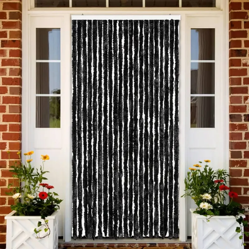 perdea pentru insecte, antracit, 90x200 cm, chenille