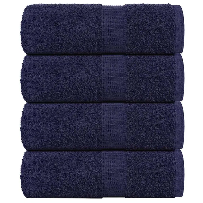 prosoape cu sapun 4 buc bleumarin 30x30 cm 360 g/m2 100% bumbac