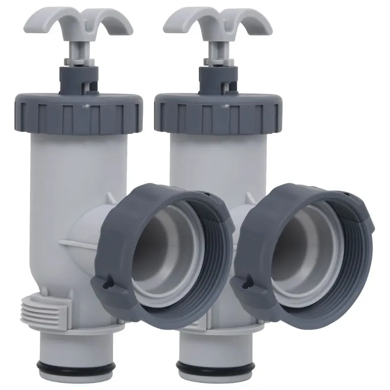 supape cu piston pentru piscina, 2 buc.