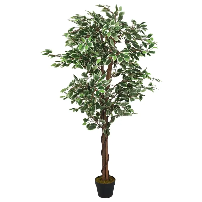 arbore ficus artificial 630 de frunze 120 cm verde