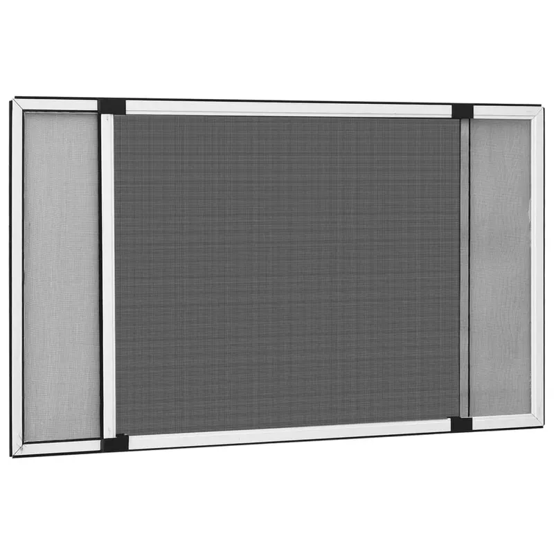 plasa insecte extensibila pentru ferestre, alb, (75-143)x50 cm