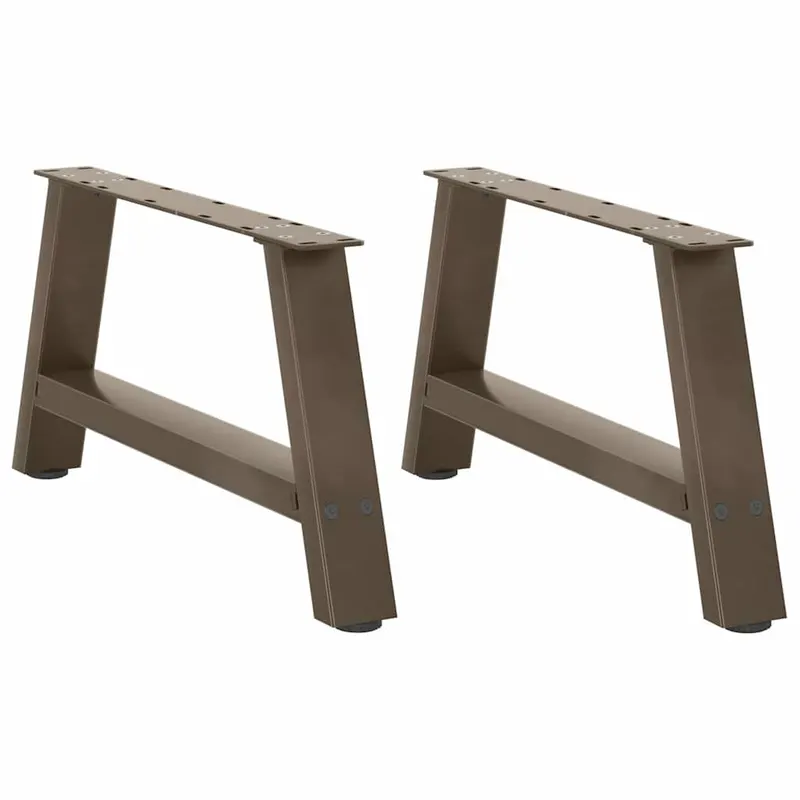 picioare masuta de cafea in forma a 2 buc 70x(30-31) cm otel