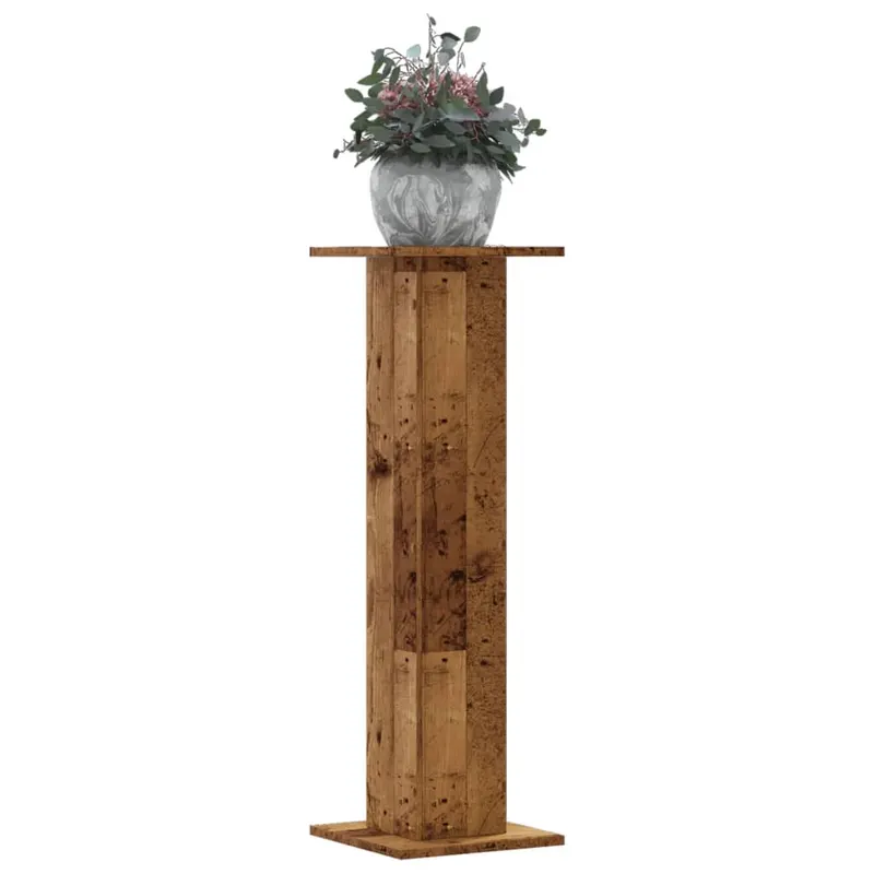 suporturi de plante 2 buc. lemn vechi 30x30x95cm lemn prelucrat