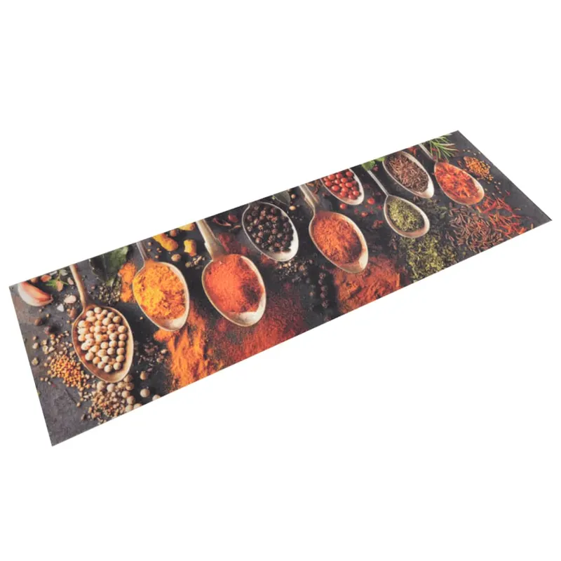 covor de bucatarie lavabil spoon & spices, 45x150 cm, catifea