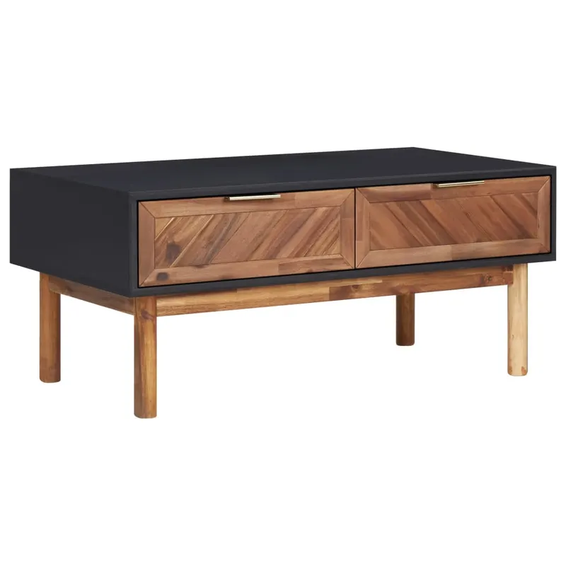 masuta de cafea, 90x50x40 cm, lemn masiv de acacia si mdf