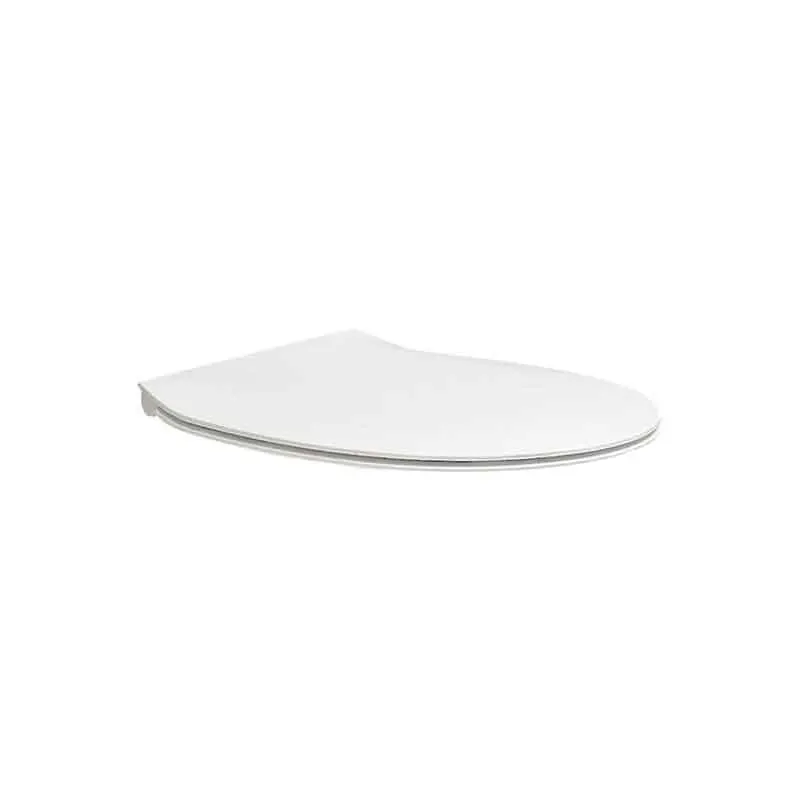 Capac vas WC suspendat Hatria, Planeta, soft close, quick release, alb