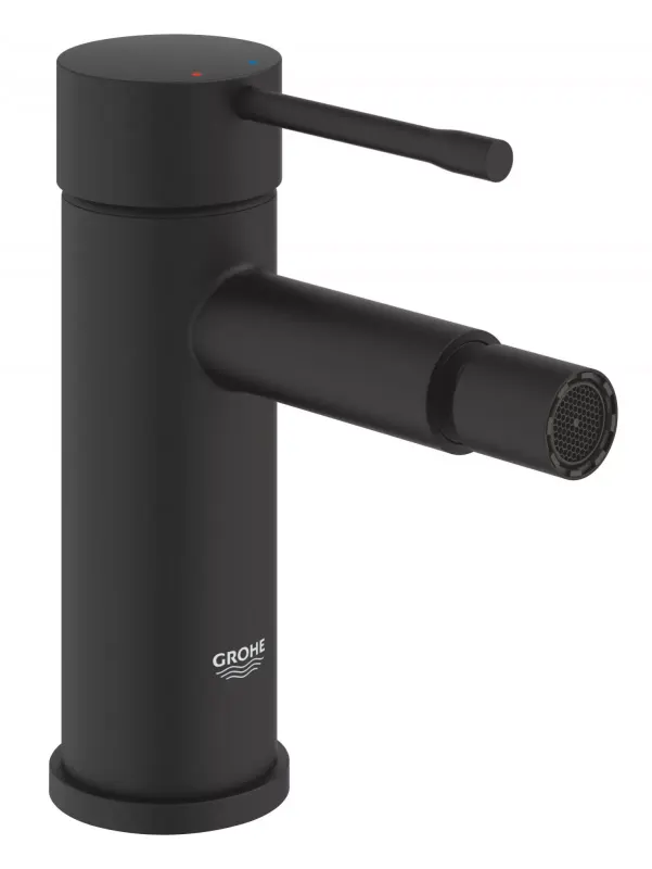Baterie bideu Grohe 24395KF1, Essence, 3 8 , M, aerator, fara ventil, mat, negru