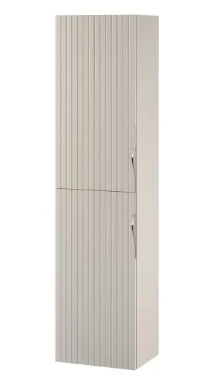 Dulap baie suspendat tip coloana cu o usa, 160 cm, casmir mat, MDF, Cersanit Tirso