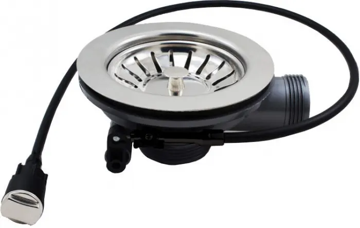 Sita cu cupa de 3,5 , pentru sifon automat, cu filtru, pentru chiuvete inox, Deante