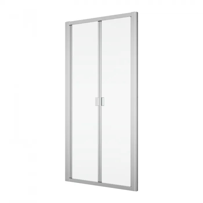 Usa pliabila dus in nisa din 2 piese, 80 cm, crom, Ronal Divera