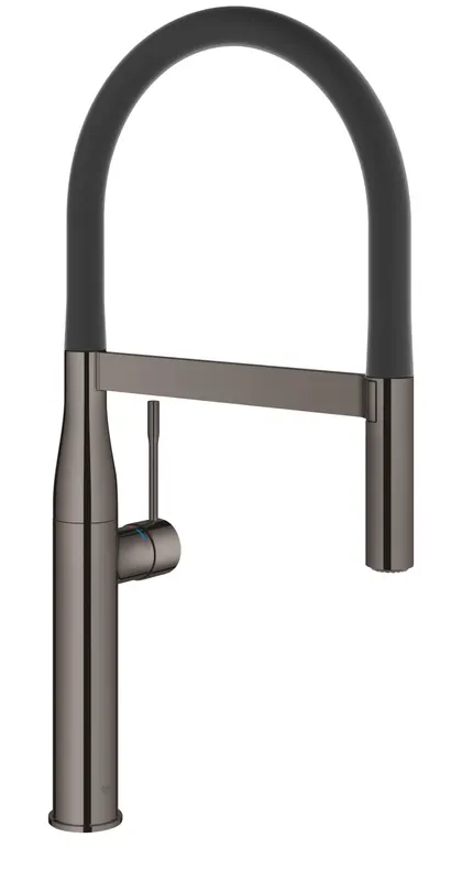 Baterie de bucatarie Grohe 30294A00, Essence, 3 8 , dus extractabil, pipa XL, 2 pulverizari, lucios, grafit
