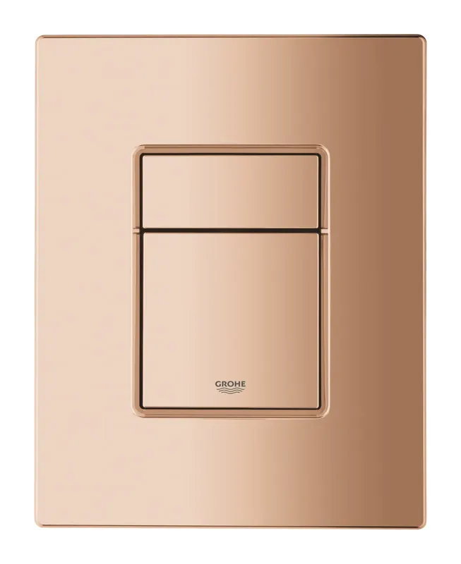 Clapeta WC Grohe 38732DA0, Skate Cosmopolitan, dubla, reversibila, 156 x 197 mm, plastic, lucios, cupru