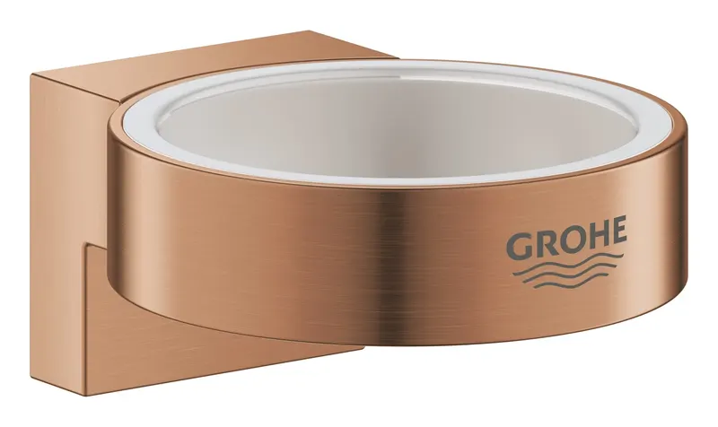 Suport Grohe 41027DL0, Selection, montare pe perete, fixare ascunsa, mat, cupru