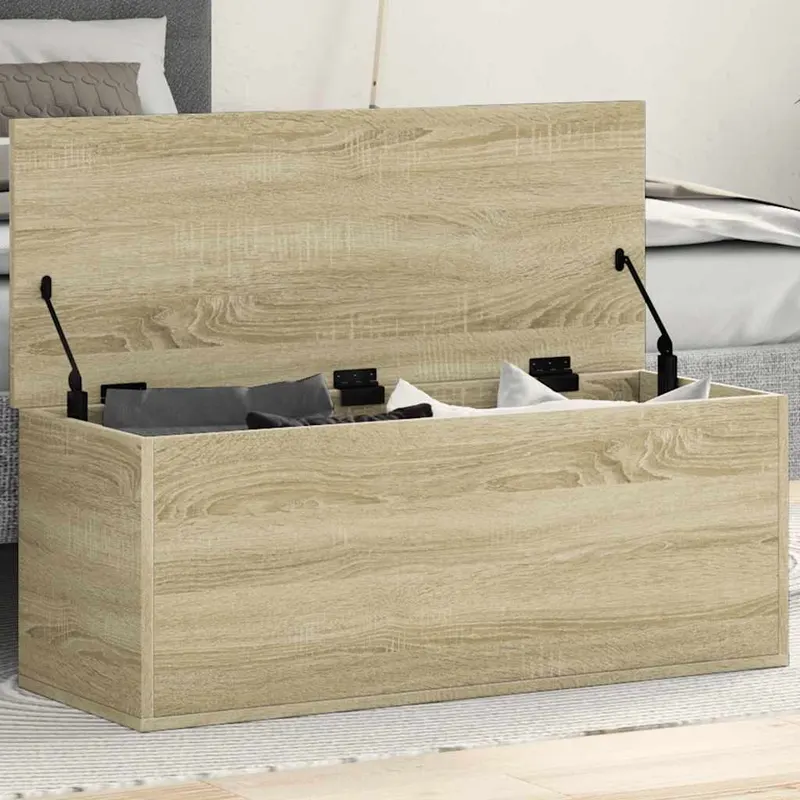 cutie de depozitare, stejar sonoma, 90x35x35 cm, lemn prelucrat