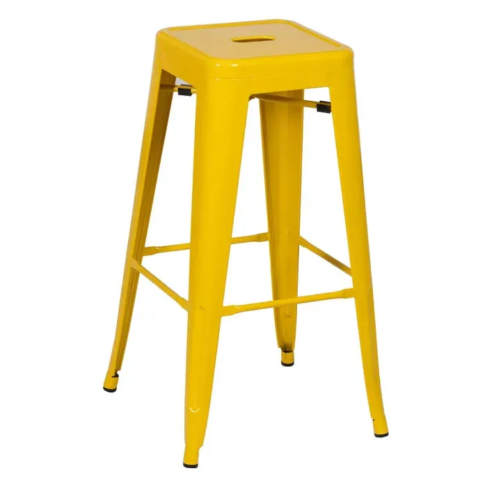 Scaun de bar PARISIAN DALIS H76 CM - Galben