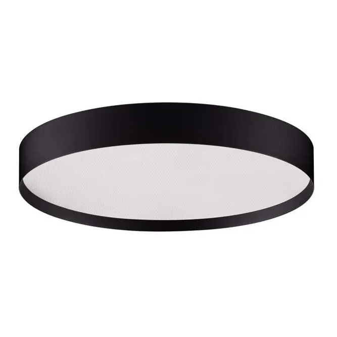Plafoniera dimabila ROI - Negru / Ø 40cm