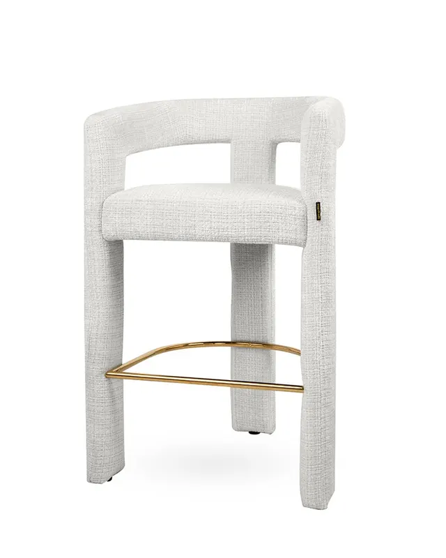 Scaun de bar LIRVEN H67 CM - Alb