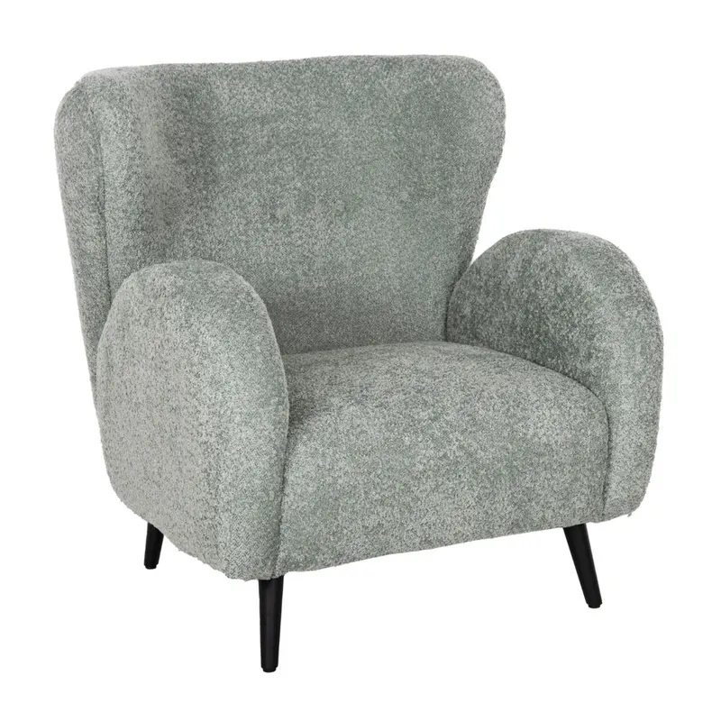 Fotoliu DURHAS BOUCLE - Verde menta