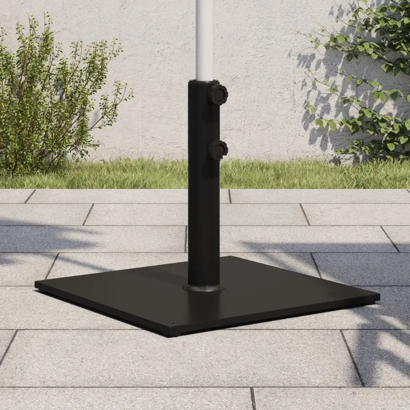 suport umbrela pentru stalpi Ø32/38/48 mm, 17 kg, patrat