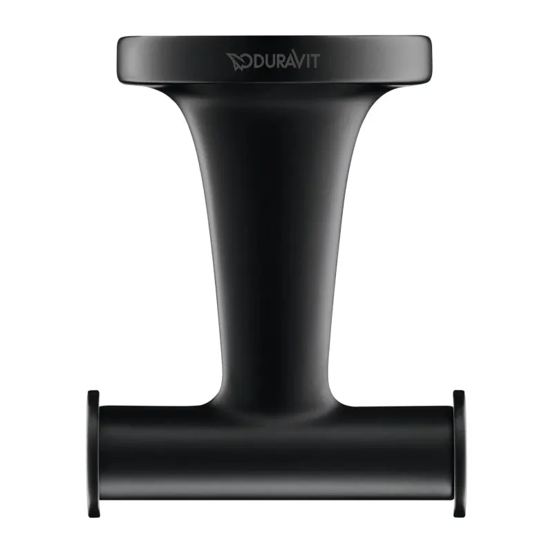 Agatatoare Duravit 0099304600, Starck T, tip instalare pe perete, numar cuie 2, numar orificii instalare 2, negru