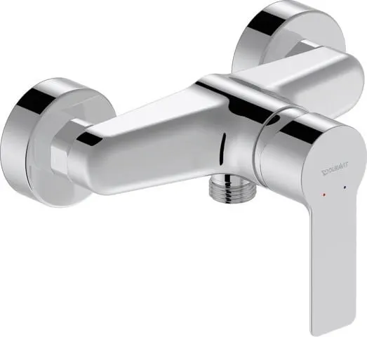 Baterie dus Duravit A14230001010, A.1, tip incastrare aparent, tip comanda monocomanda, numar orificii instalare 2, crom
