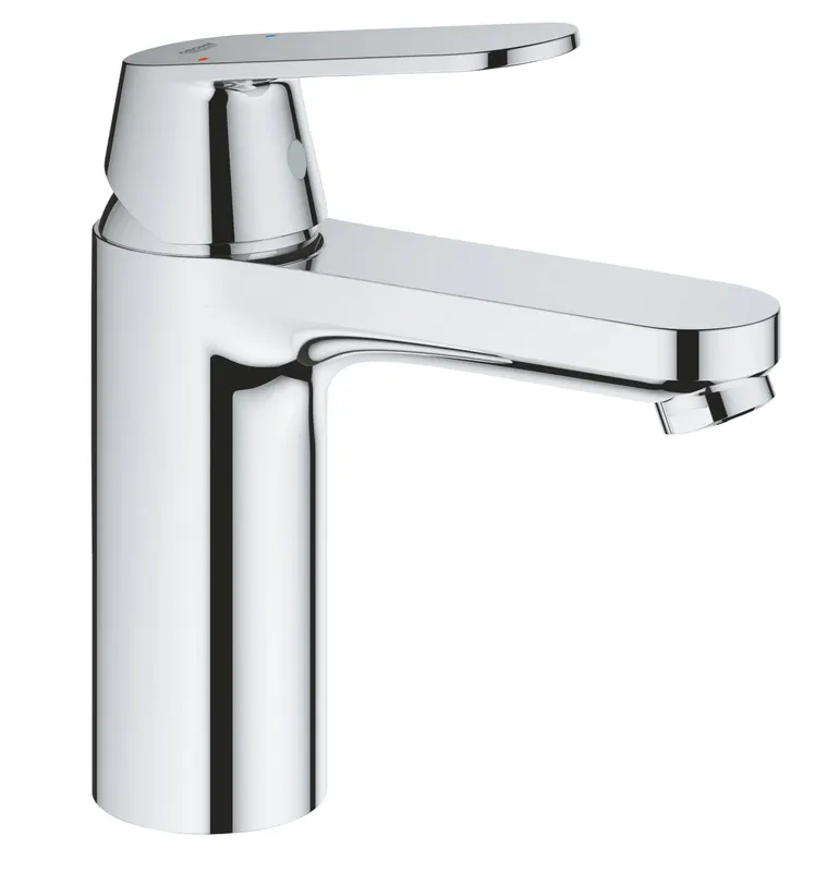 Baterie lavoar Grohe 23327000, Eurosmart Cosmopolitan, tip comanda monocomanda, tip instalare pe lavoar, pe blat, crom