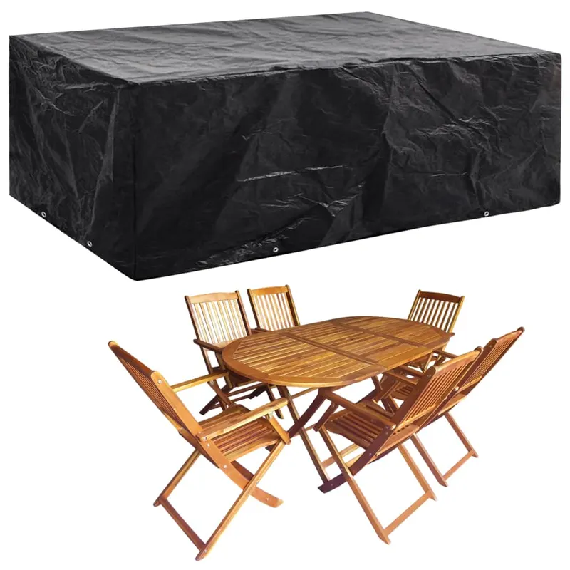 husa mobilier gradina, 8 ocheti, 242 x 162 x 100 cm