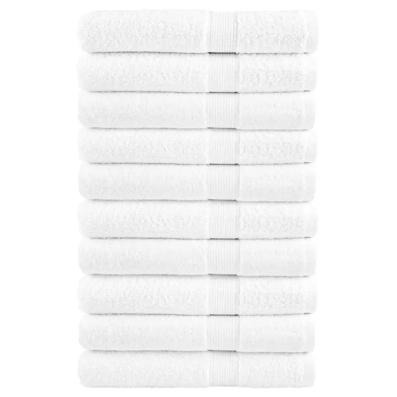 prosoape premium solund 10buc alb 100x200cm 600gsm