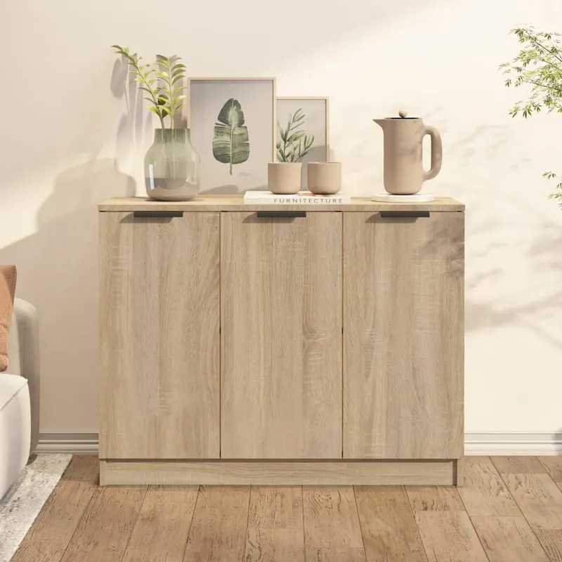 servanta, stejar sonoma, 90,5x30x70 cm, lemn prelucrat